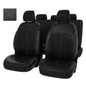 Чехлы Hyundai Elantra VII (CN7) 2020-> черный/отстрочка белая, экокожа "Оригинал"