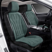Накидки A001PL237 FRONT (Зеленый), на переднее сиденье (1 шт.), алькантара