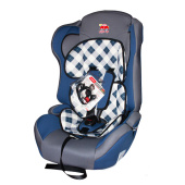 Автокресло детское 9-36кг. Little Car Comfort клетка-синий