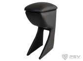 Автоподлокотник Nissan Almera (G15); Renault Logan I/Sandero I/Kaptur; Lada Largus, Xray - черная экокожа