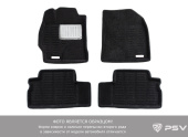 Коврики VW Passat B6/B7 2005-2015 г. - 3D Satori черный "Sotra"   