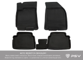 Коврики VW Touareg I 2002-2010 г. - резиновый  "Rezkon"