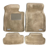 Коврики BMW Z4 (E85/E86/E89) / MINI Cooper 2002-2017 г. - 3D бежевый "Tufted"