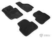 Коврики VW Passat B7 2011-2015 г. - 3D черный "Seintex"   