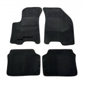 Коврики Chevrolet Aveo I 2003-2011 г. - текстиль графит "Matex"