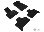 Коврики BMW X5 (E53) 1999-2006 г. - ворсовые Lux на резиновой основе "Seintex"  