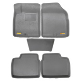 Коврики Hyundai Sonata IV (EF) 1998-2012 г. - 3D серый "Kagu"