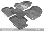 Коврики BMW X5 (E53) 1999-2006 г. - 3D серый "Royal Magic Mat"