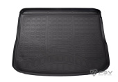Коврик багажника VW Tiguan I 2011-2016 г. - борт. чер "АВС"   