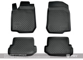 Коврики BMW X3 (F25) 2010-2017 г. - борт. чер "АВС"