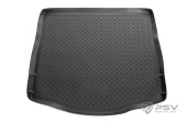 Коврик багажника Ford Focus II 2005-2011 г. - Sd борт. чер "АВС"   