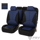 Чехлы PSV Imperial Next (Черный-Синий), экокожа