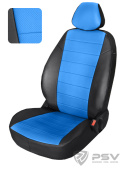 Чехлы Mazda CX-5 2011-2014 г. - 40:20:40 зад.сид черный-синий аригон "Автопилот"