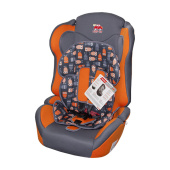 Автокресло детское 9-36кг. Little Car Comfort совы-оранжевый
