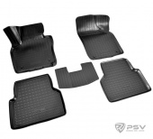 Коврики VW Tiguan I 2011-2016 г. - restyling, борт. чер "АВС"   