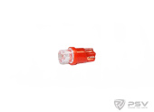 Светодиод 12V T10 конус, красный (1 шт.) W2.1x9.5D 12T10-R (габарит, повт. поворота) "Маяк"