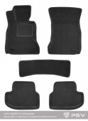 Коврики BMW X5 (E70) 2006-2013/ X5 (F15) 2013-2018 г. - 3D Satori черный "Sotra"   