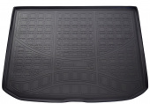 Коврик багажника Audi A3 III 2012-2020 г. - (8V) Hb 5 дверей, борт. чер "АВС"