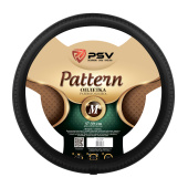 Оплетка на руль  PSV PATTERN Fiber (Черный) M, экокожа