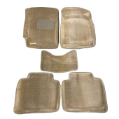 Коврики Kia Cerato I/ Spectra 2003-2008 г. - 3D бежевый "Tufted"