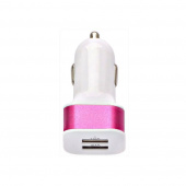 Зарядка-коротыш 1 + 2,1 А "радуга" 2 USB "Машинариус"   