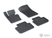 Коврики BMW X3 (E83) 2003-2010 г. - резиновый "Сетка" (к-т)  "Seintex"   
