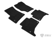 Коврики VW Touareg I 2002-2010 г. - ворсовые Lux на резиновой основе "Seintex"  