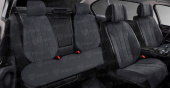 Накидки A003PL237 (Темно-Серый), комплект на весь салон, алькантара