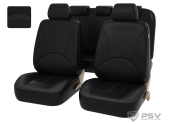 Чехлы PSV Imperial Next (Черный/отстрочка серая), экокожа