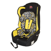 Автокресло детское 9-36кг. Little Car Comfort лабиринт-желтый