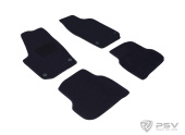 Коврики VW Polo V 2009-2020 г. - Sd, ворсовые Lux на резиновой основе "Seintex"   