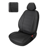 Чехлы  VW Transporter T-V 2009-2015 г. - 7м черный аригон (нового образца) "Автопилот"