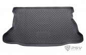 Коврик багажника Honda Fit I 2001-2008 г. - борт. чер "АВС"