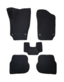 Коврики VW Polo V 2009-2020 г. - Sd, черный/серый кант EVA
