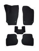 Коврики VW Polo V 2009-2020 г. - Sd, черный/черный кант EVA
