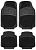 Коврик PSV MAGNUM TS2210 P (4ч) 71х45,5 44х46,5 Черный