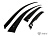 Дефлектор  Mercedes-Benz M-Classe (W164) 2005-2011 г. - оригинал (4 шт.) (SVS)   008.0020.199 126869