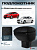Автоподлокотник Chevrolet Cruze 2008-2016 г. - РОМБ/отстрочка синяя, черная экокожа