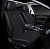 Накидки 3D PSV Baron 2 FRONT (Черный), на передние сиденья, экокожа + лен