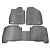 Коврики Hyundai Santa Fe II 2006-2010 г. - 3D серый "Kagu"