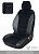 Чехлы Daewoo Gentra II 2013-2015 г. - черный флок "БРК"