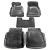Коврики BMW 7 (F01 Long) 2008-2015 г. - 3D серый "Royal Mat"