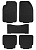 Коврик PSV TRANSFORMER-I 12 (5ч) 72,5х50 50х55 Черный