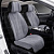 Накидки A003PL237 FRONT (Серый), на переднее сиденье (1 шт.), алькантара