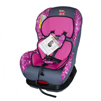 Автокресло детское 0-18кг. Little Car Soft коты-розовый