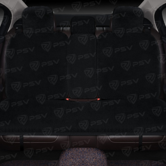 Накидки PSV искусственный мех Rex Lux BACK (Черный), задний ряд
