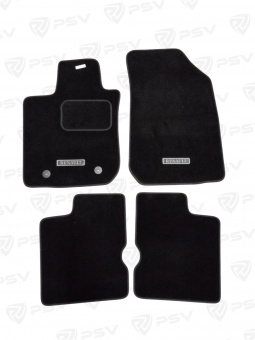 Коврики Renault Duster I 2010-> - текстиль c креплением черный "Matex"
