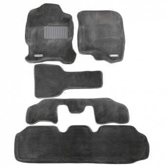Коврики Honda Odyssey III 2004-2008 г. - 3D серый "Tufted"