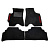 Коврики Toyota Harrier 2003-2009 г. - текстиль (Черный)