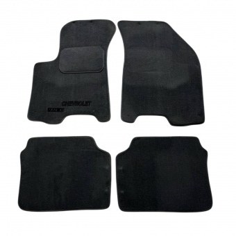 Коврики Chevrolet Aveo I 2003-2011 г. - текстиль графит "Matex"